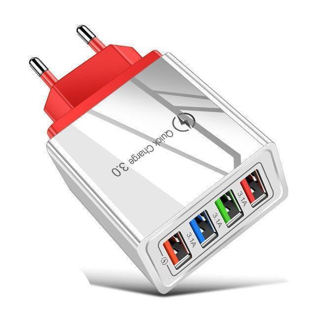 Carregador usb carga rápida 3.0 3.1a - Talime Store