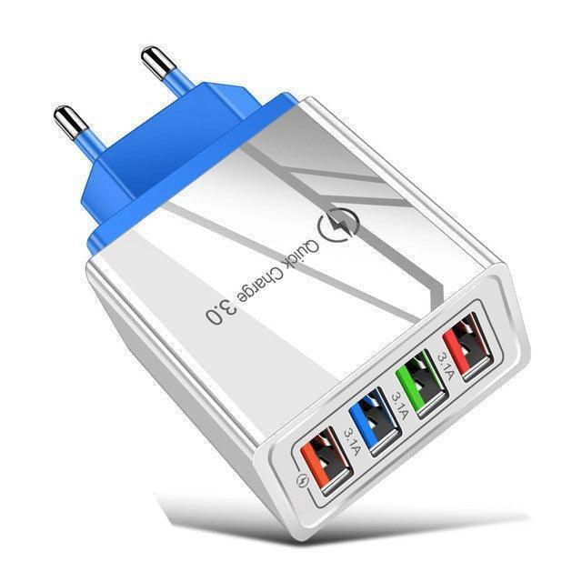 Carregador usb carga rápida 3.0 3.1a - Talime Store