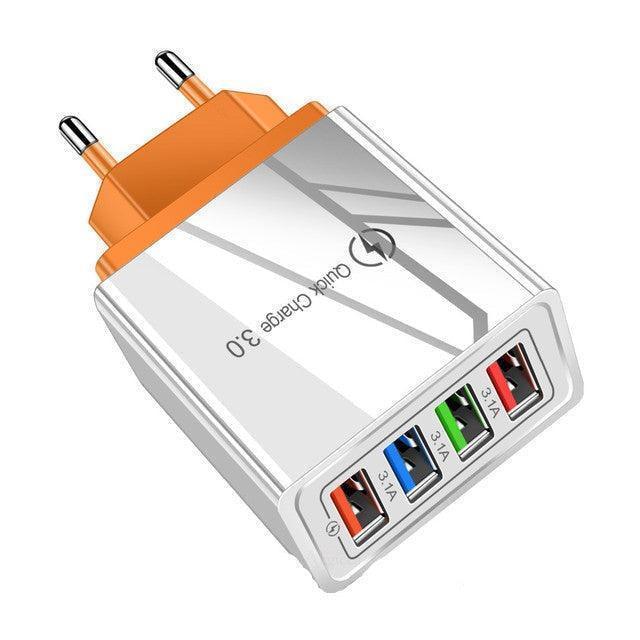 Carregador usb carga rápida 3.0 3.1a - Talime Store